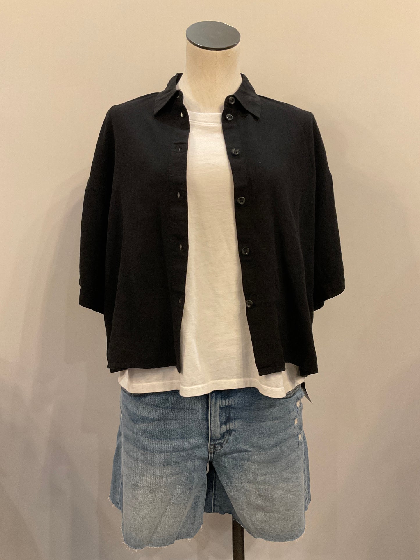 Vero Moda Black Linen