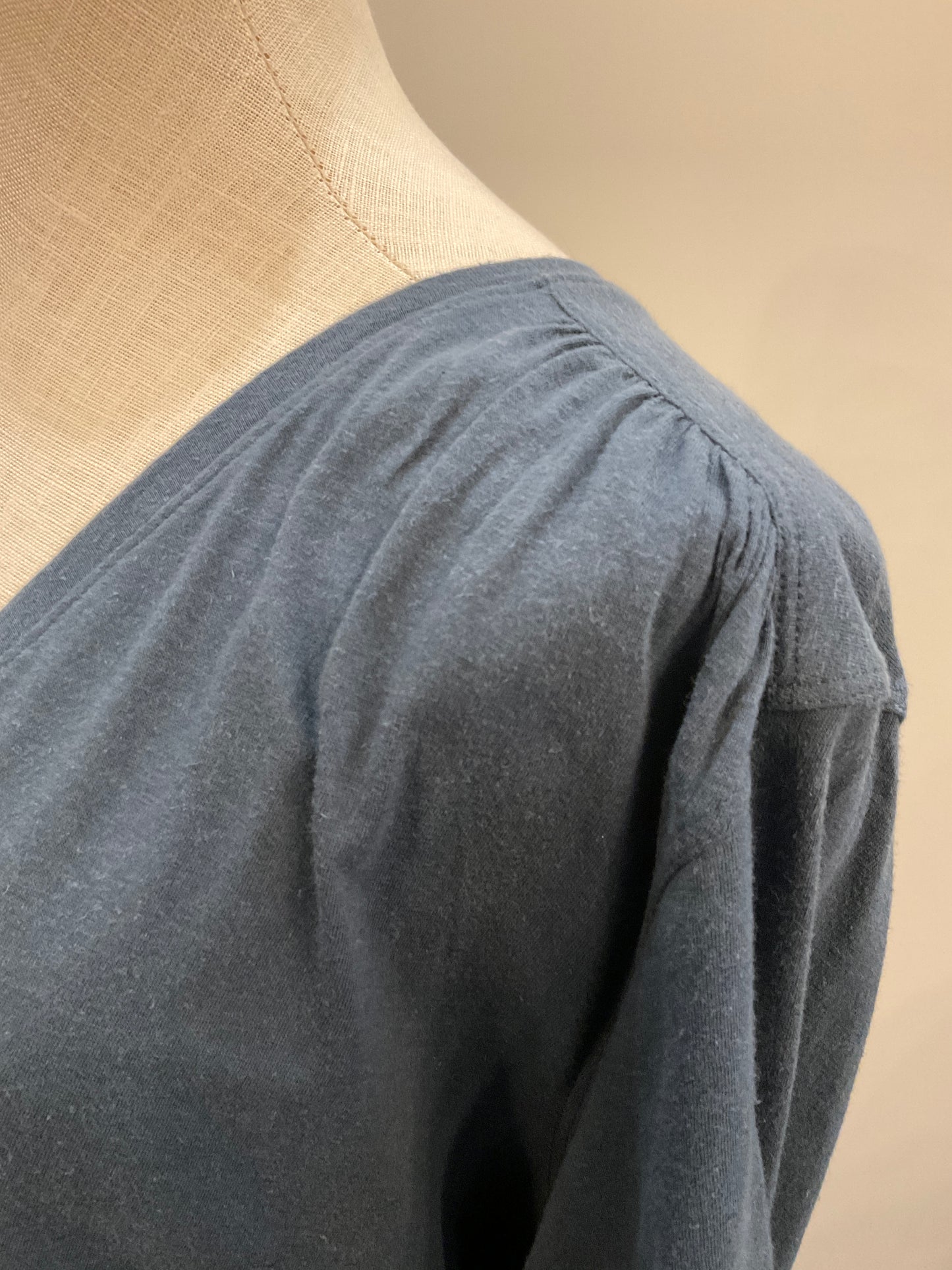 Edie Shirred Shoulder Top