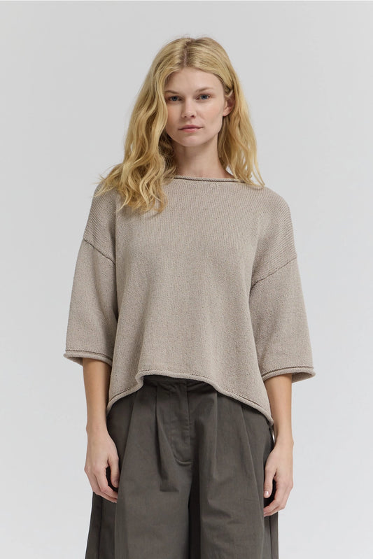 Rolled Edge Sweater