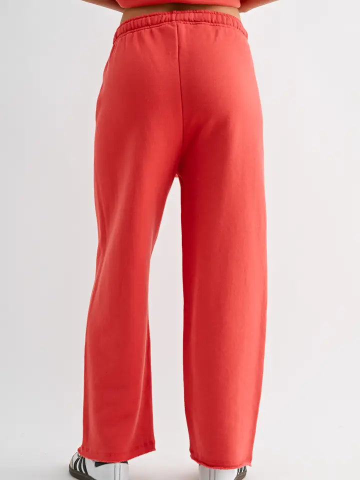 Malibu Wide-Leg Fleece Pant