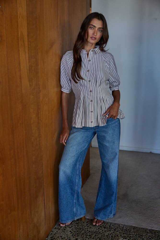 Woven Cotton Striped