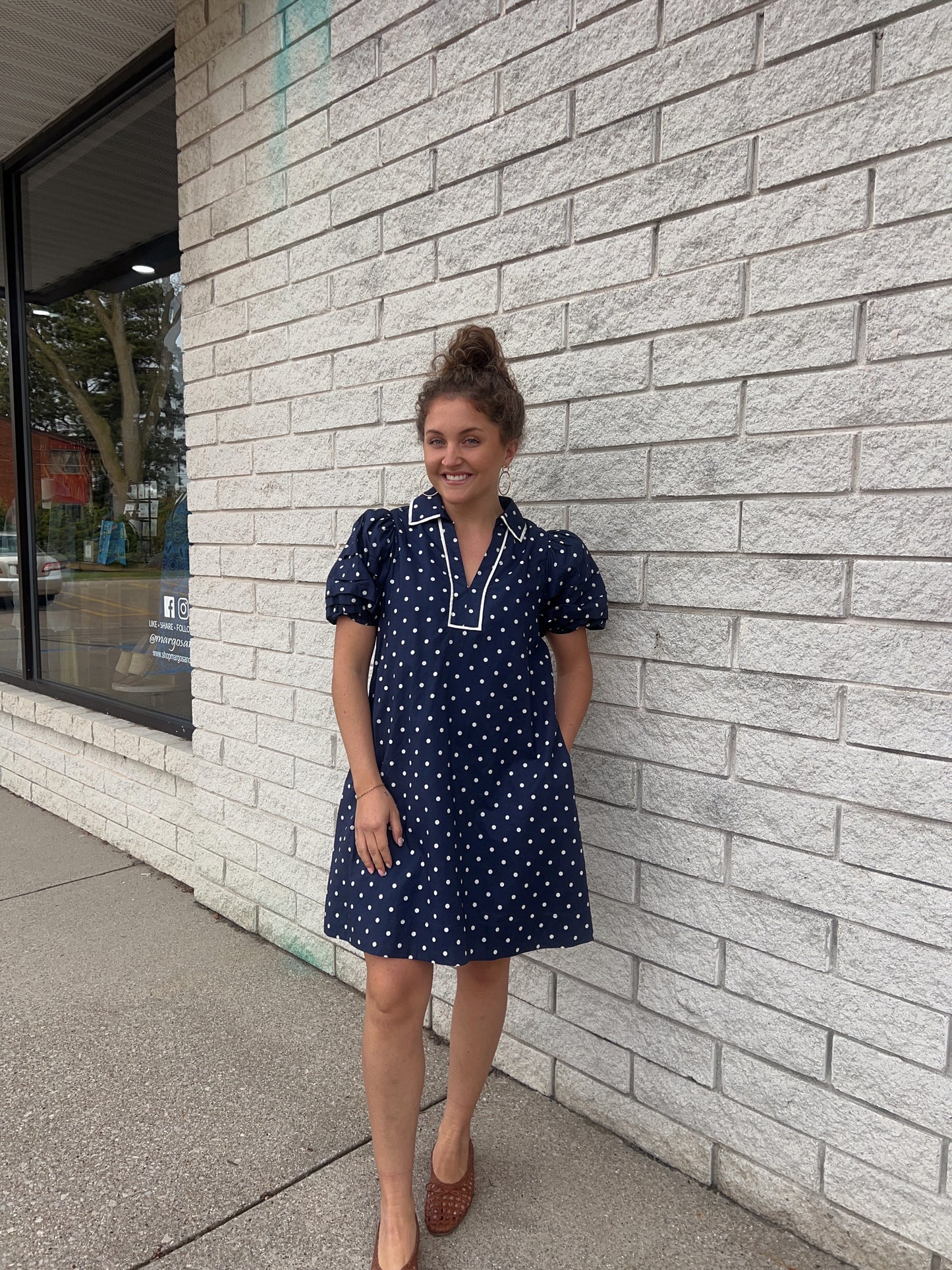 Polka Dot Puff Mini