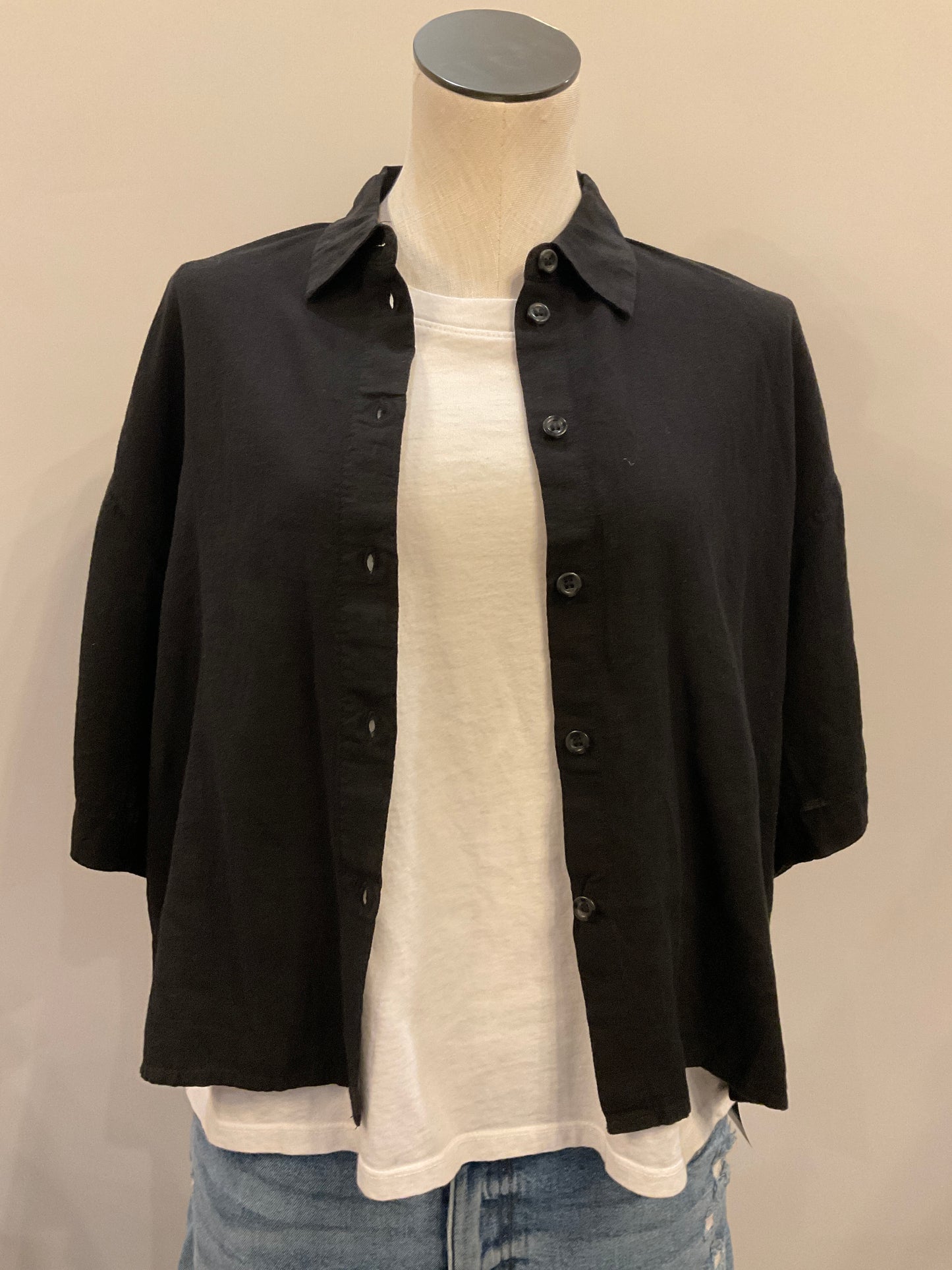 Vero Moda Black Linen