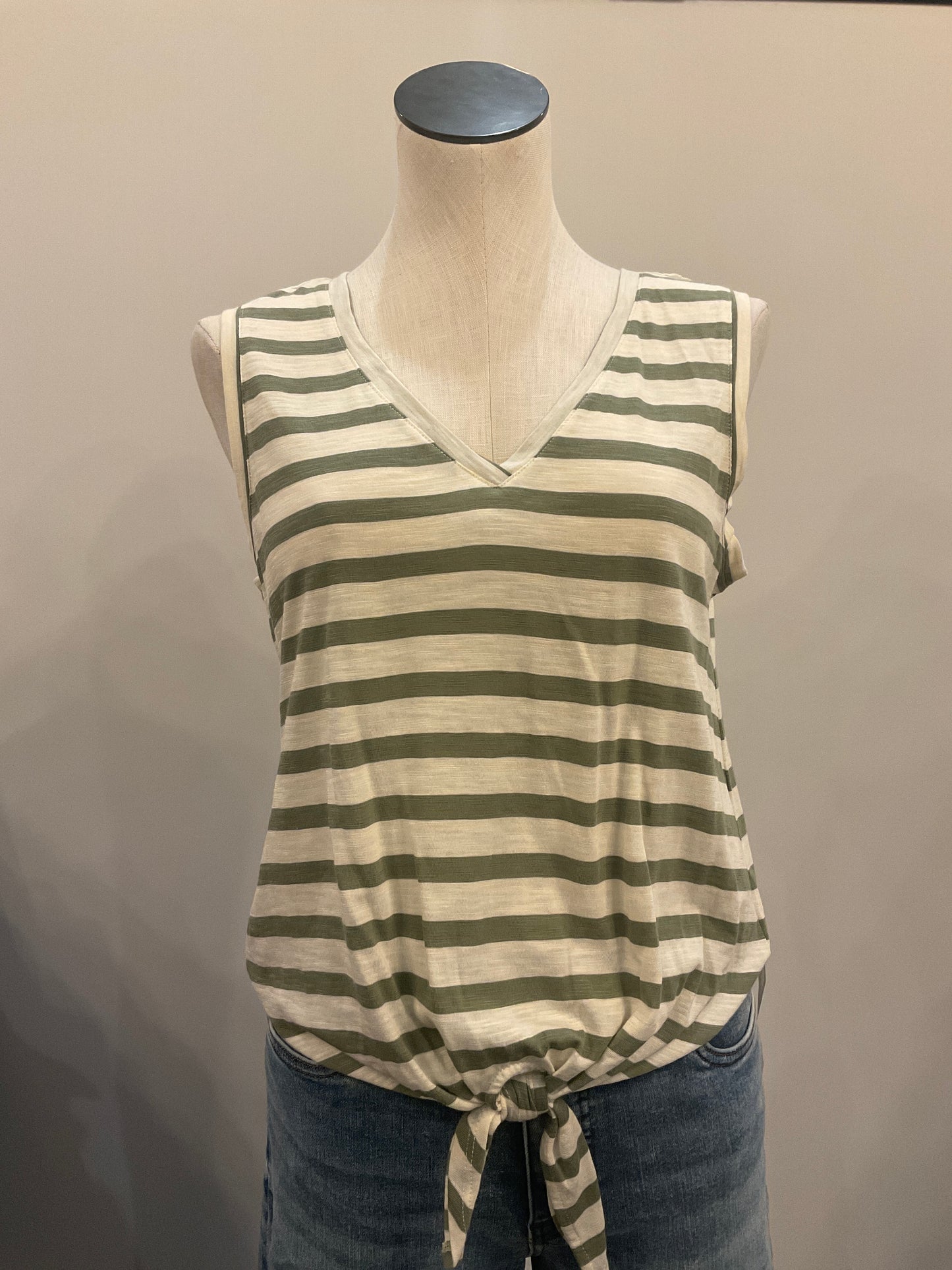 V Neck Tie Tank