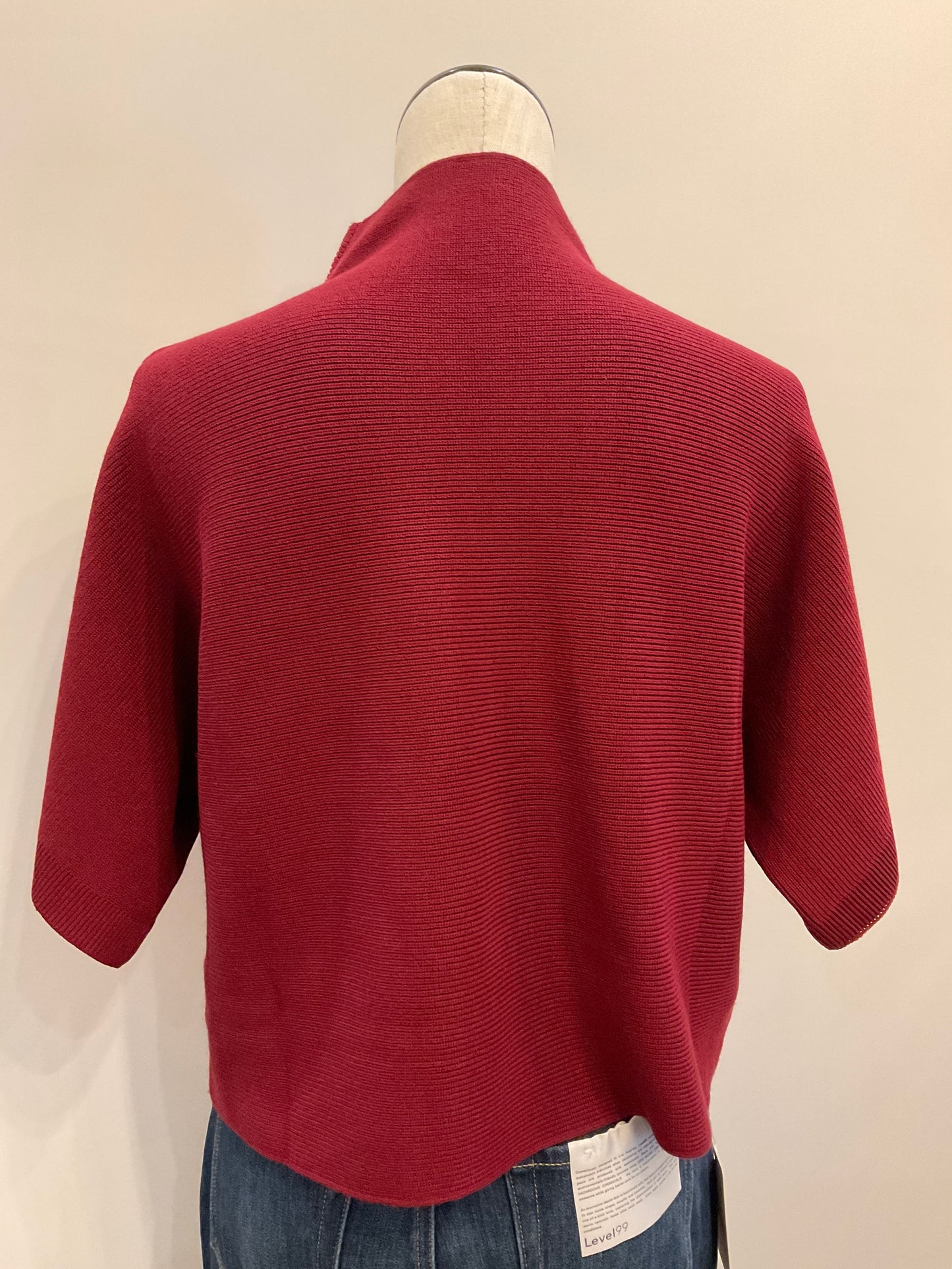 Crimson Mock S/S Sweater