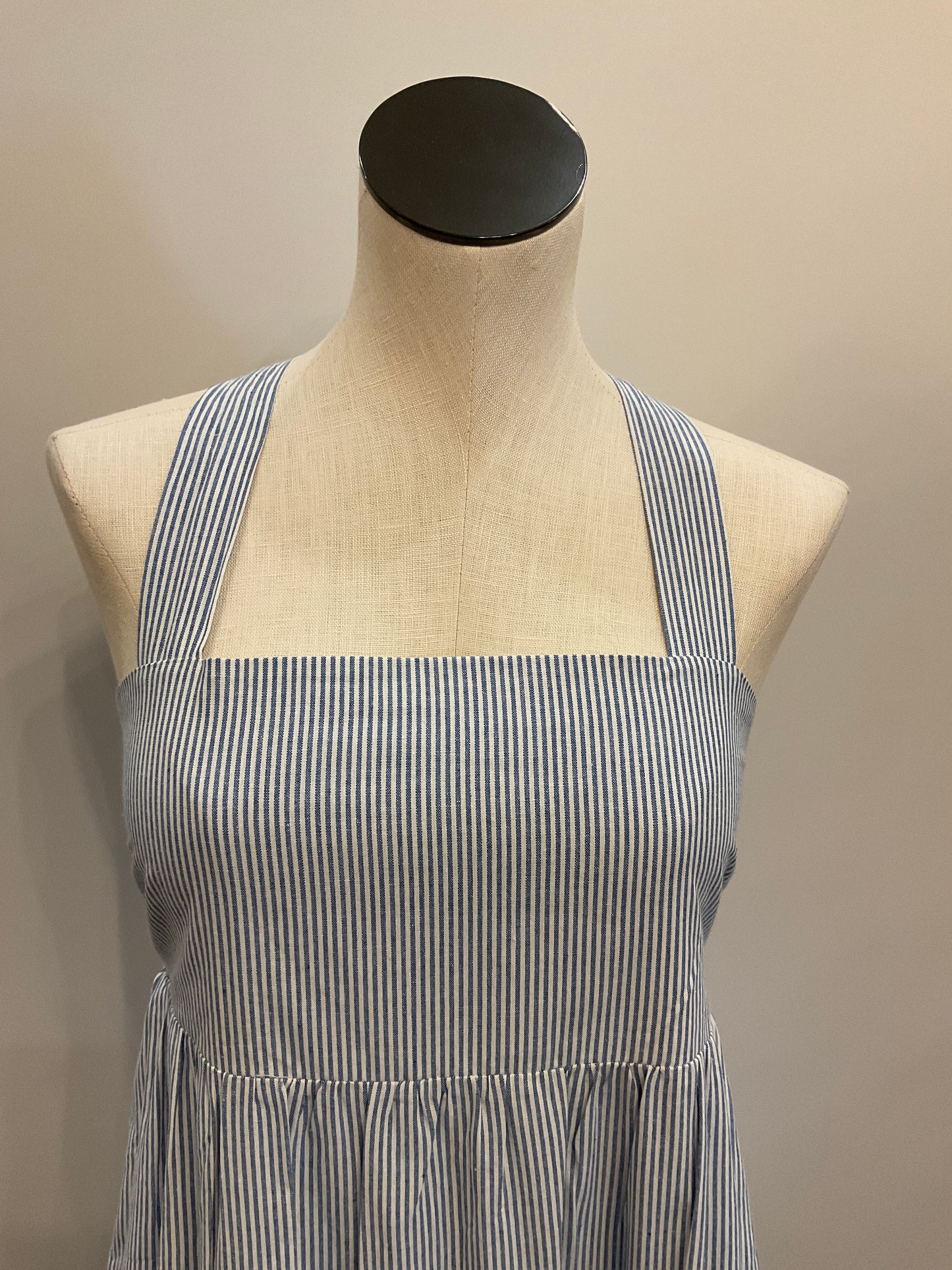 Embroidered Tie Dress