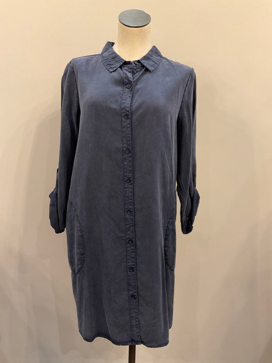 Mododoc Roll-Up L/S Shirt Dress