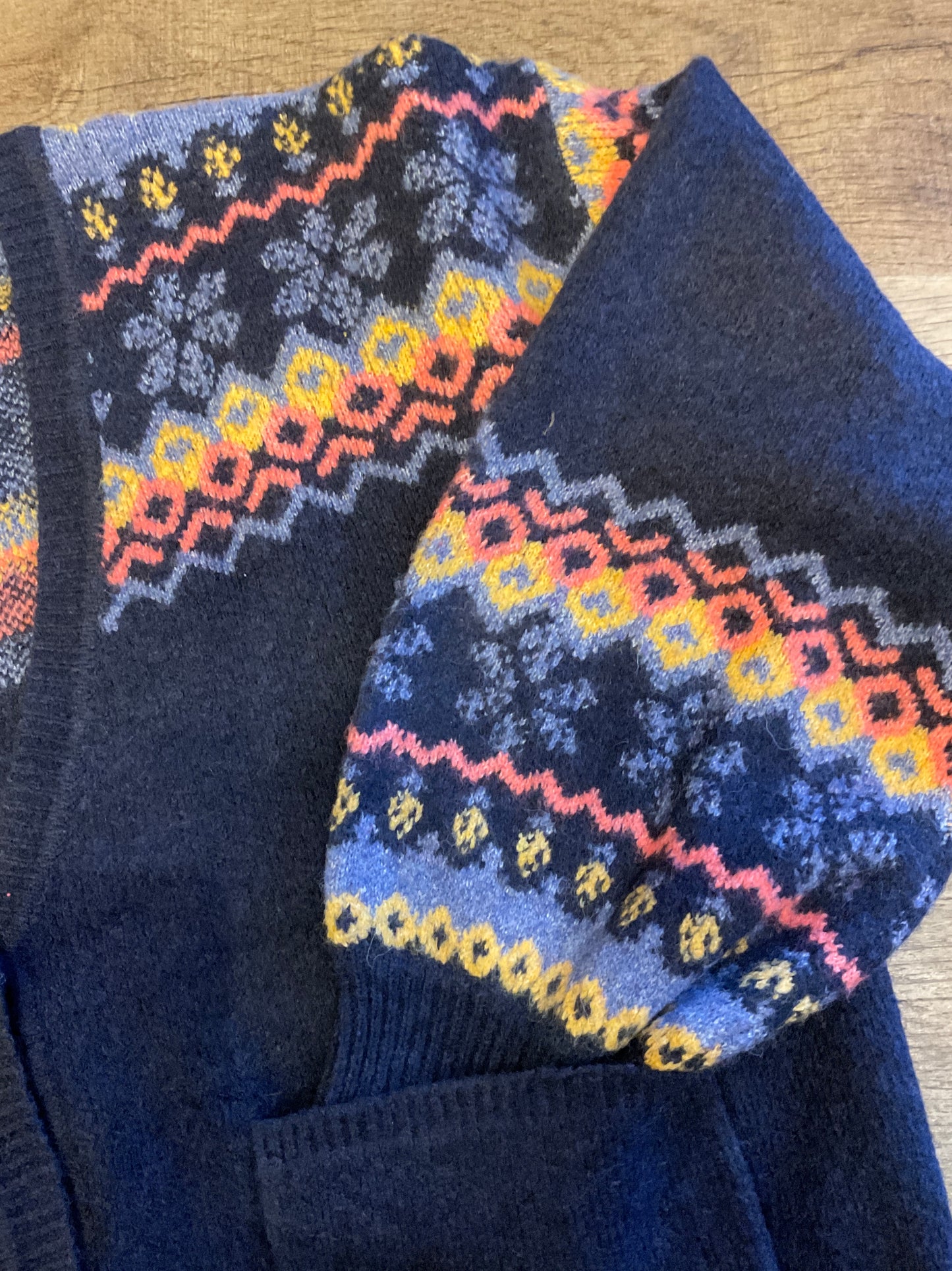 Intarsia Cardi