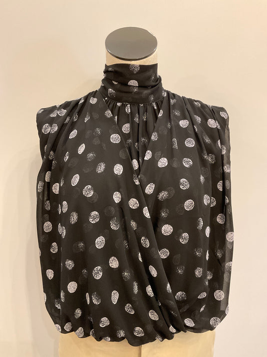 High Neck Sleeveless Top