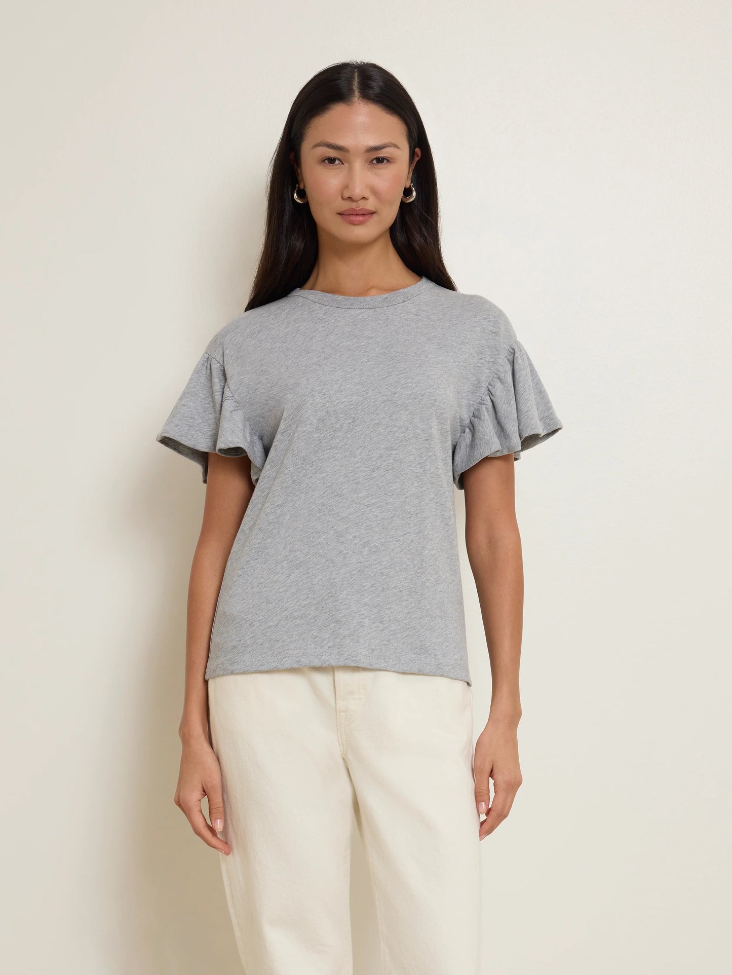 Nation LTD Camille Ruffle Tee