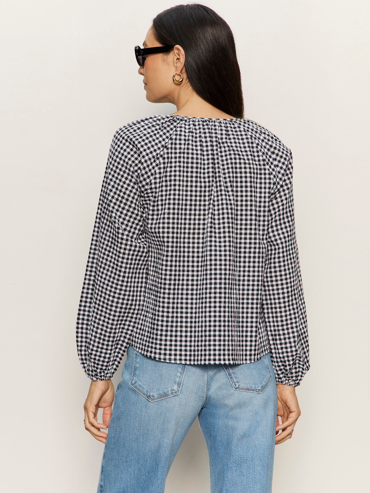 Sanctuary Gingham Blouse
