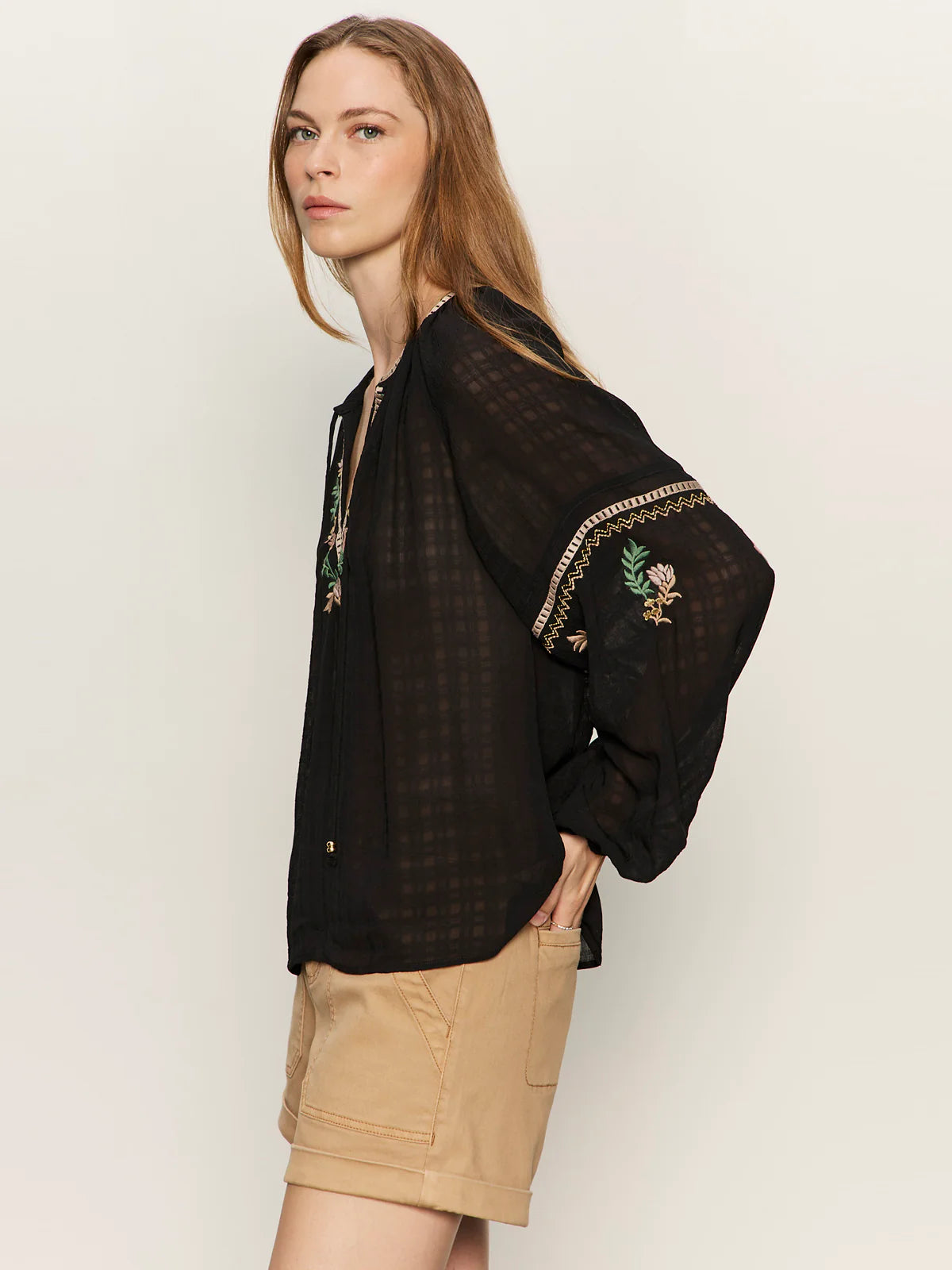Sanctuary Raye Embroidered Blouse