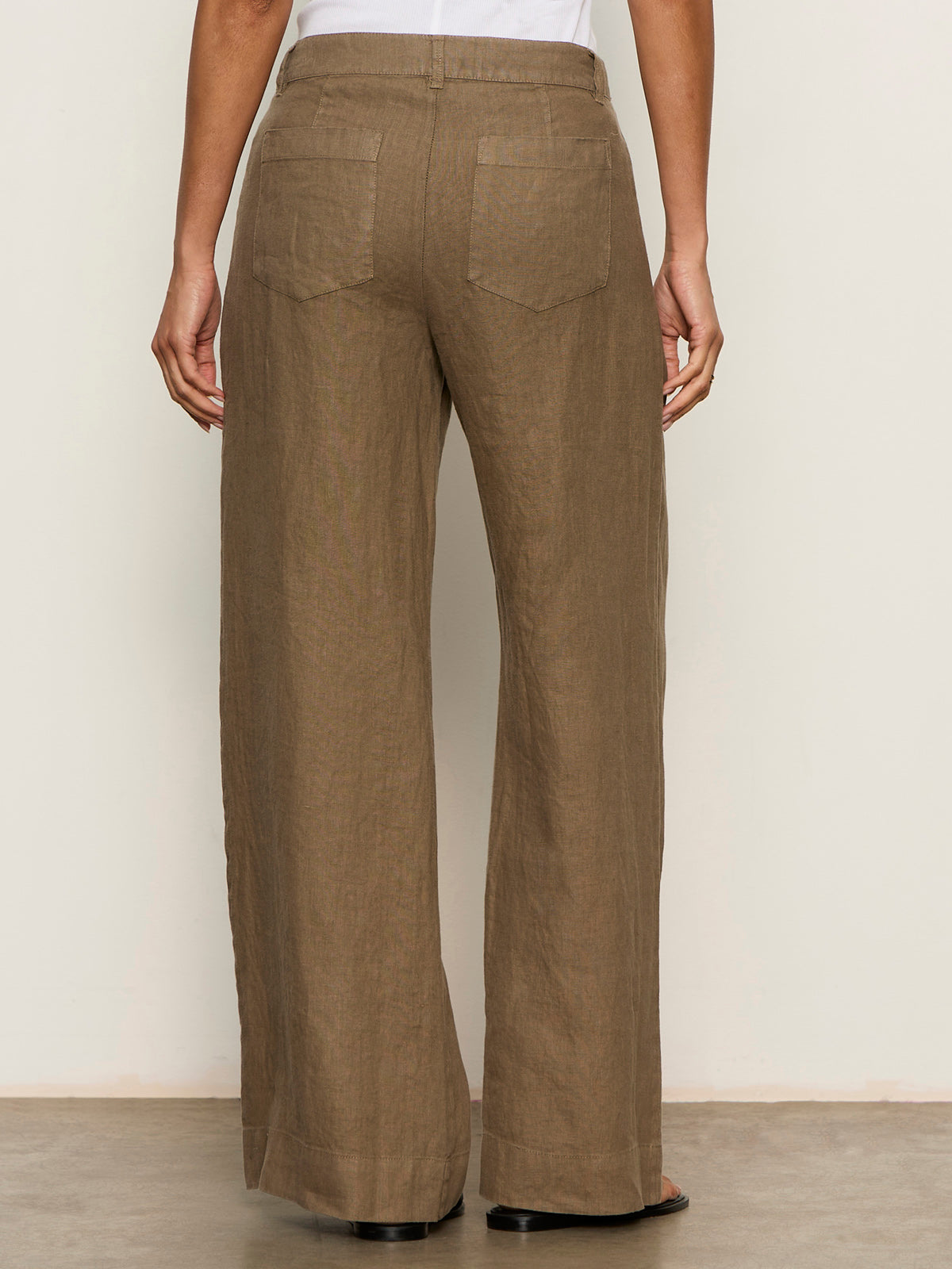 Linen Marine Wide Leg