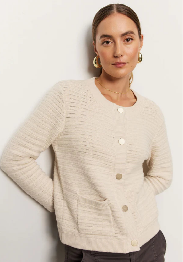 Pointelle Knitted Jacket