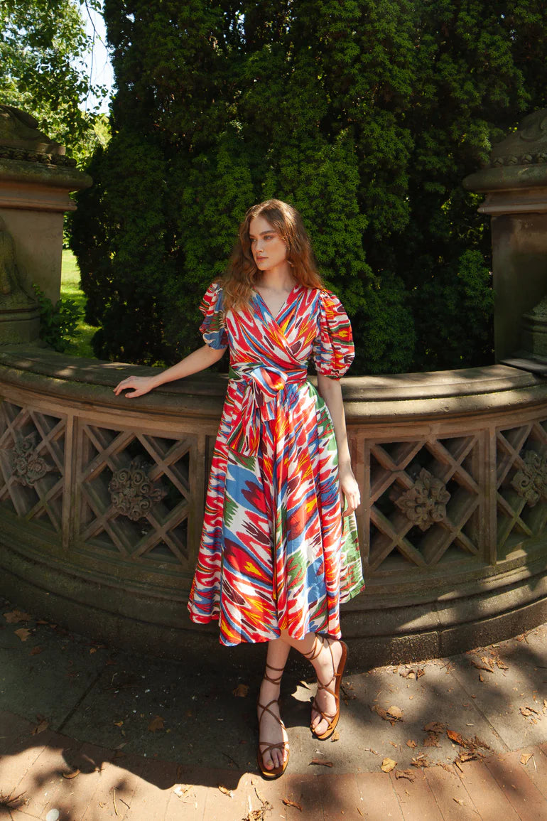 Guadalupe Monica Ikat Dress
