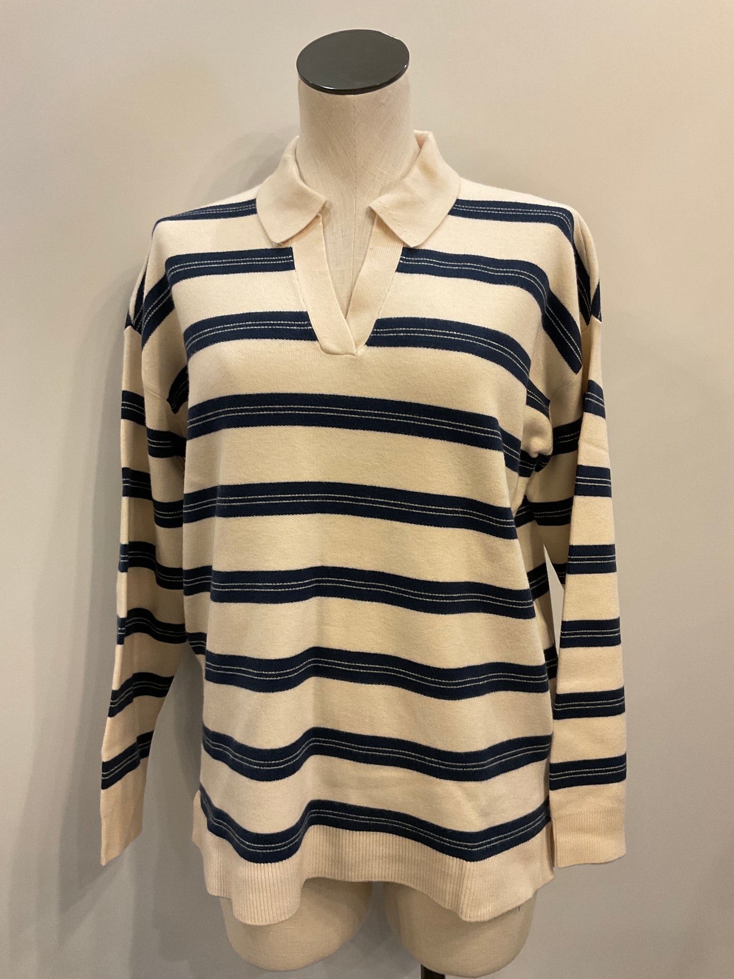 VM Stripe Johnny Pullover