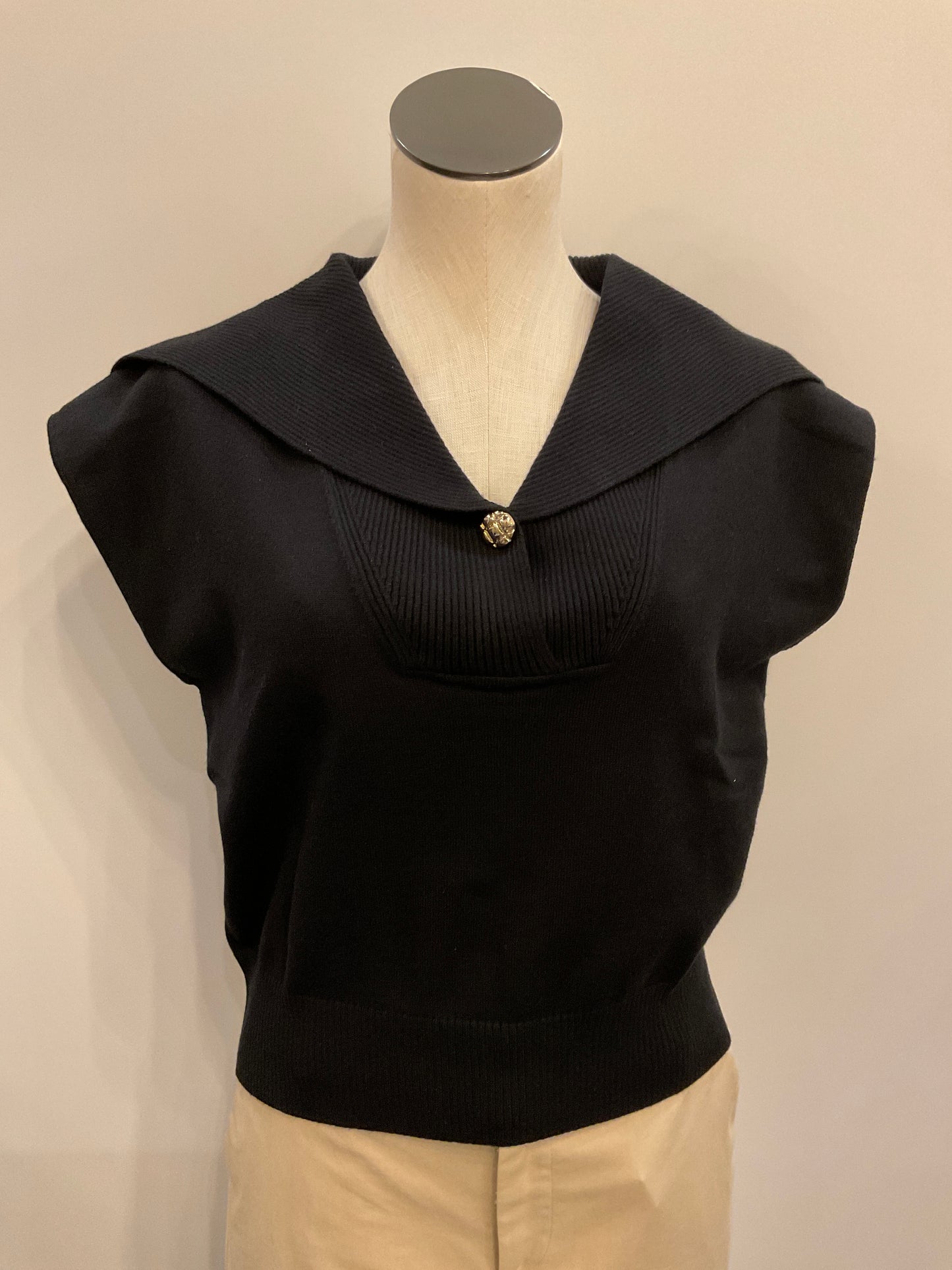 Oversized Collar Top