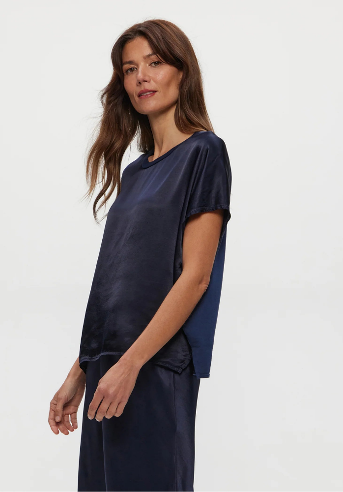 Michael Stars Satin Flow Tee