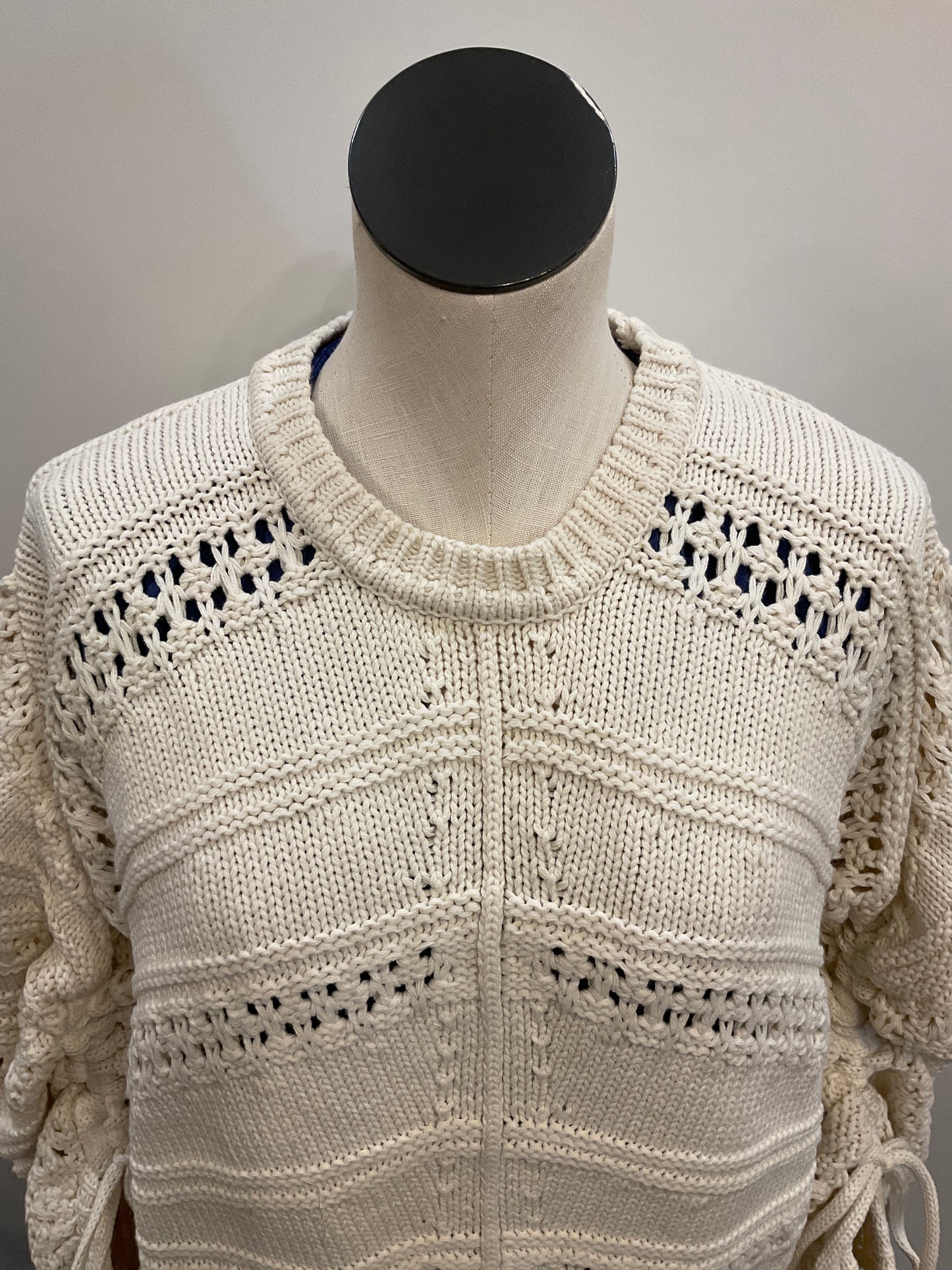 Tie Sleeve Sweater