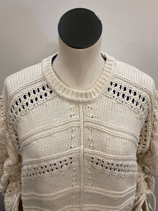 Tie Sleeve Sweater