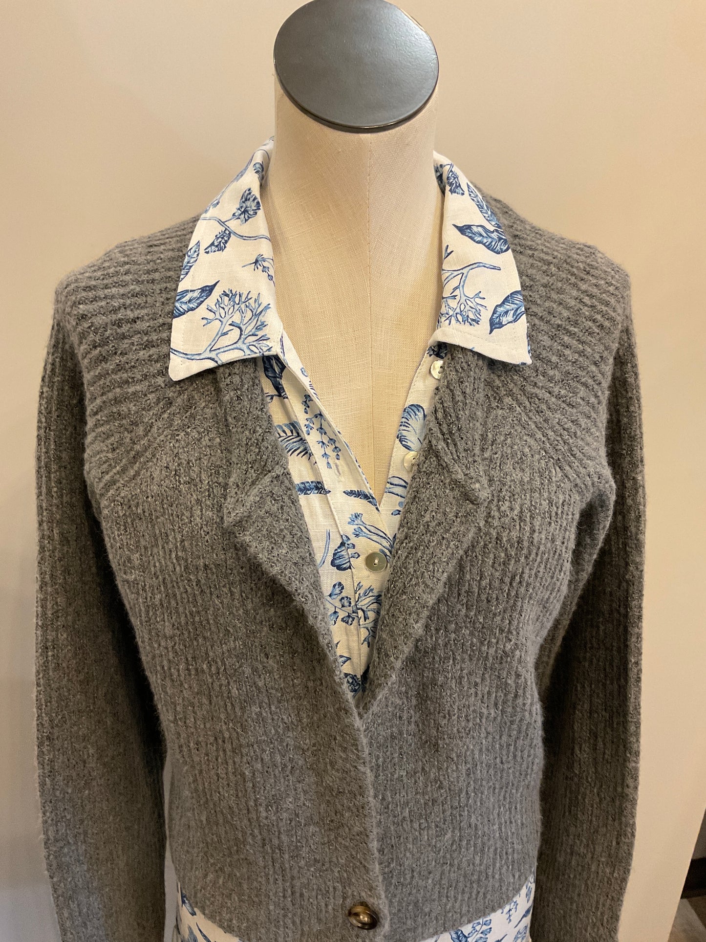 Grade & Gather One Button Cardigan