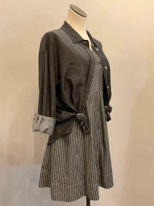 Black Pinstripe Dress