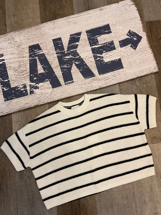 Stitches and Stripes Stevie Tee
