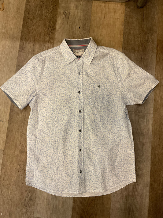 Flag And Anthem Light Blue/White Vintage Top