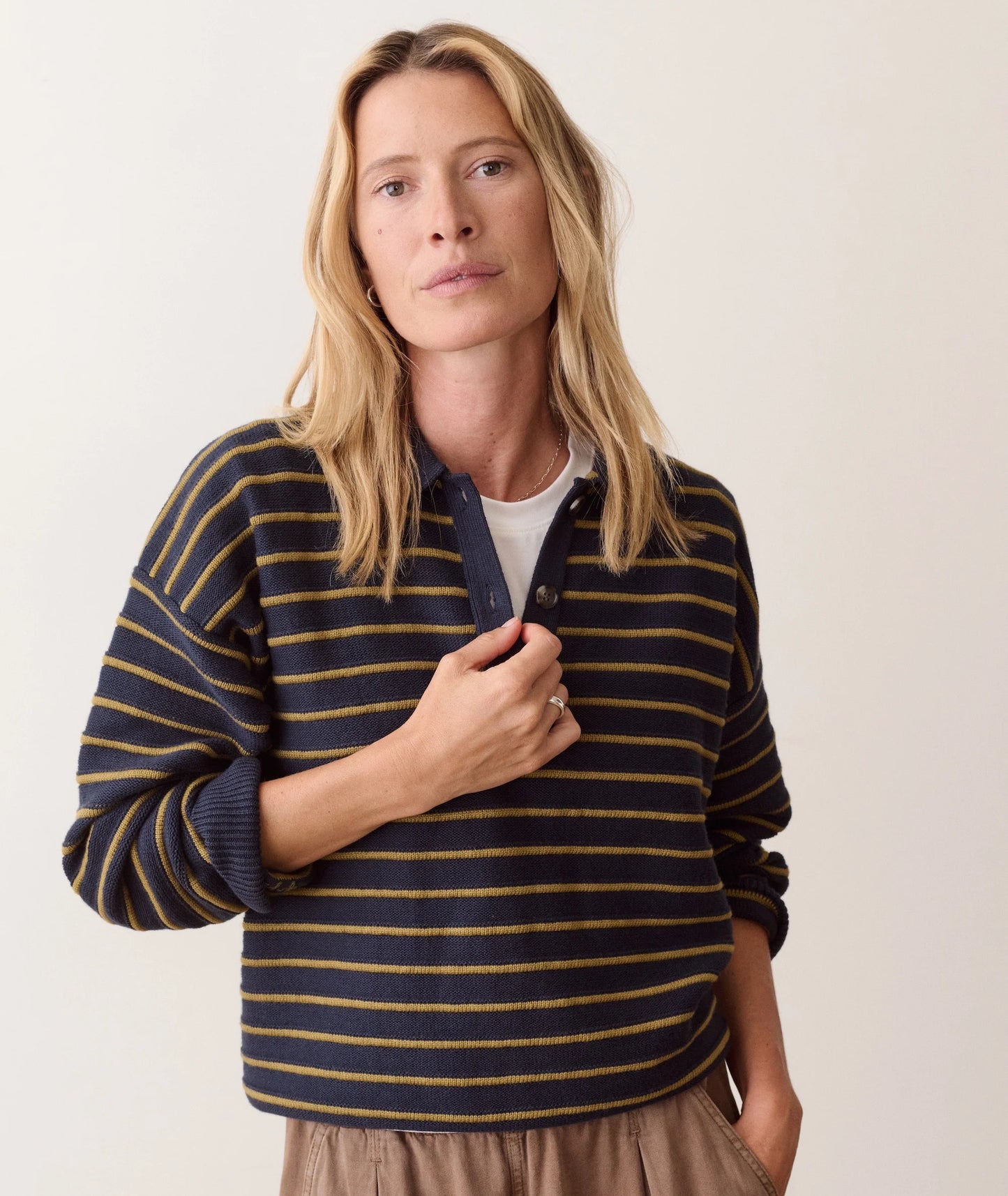 Marine Layer Valerie Polo Sweater