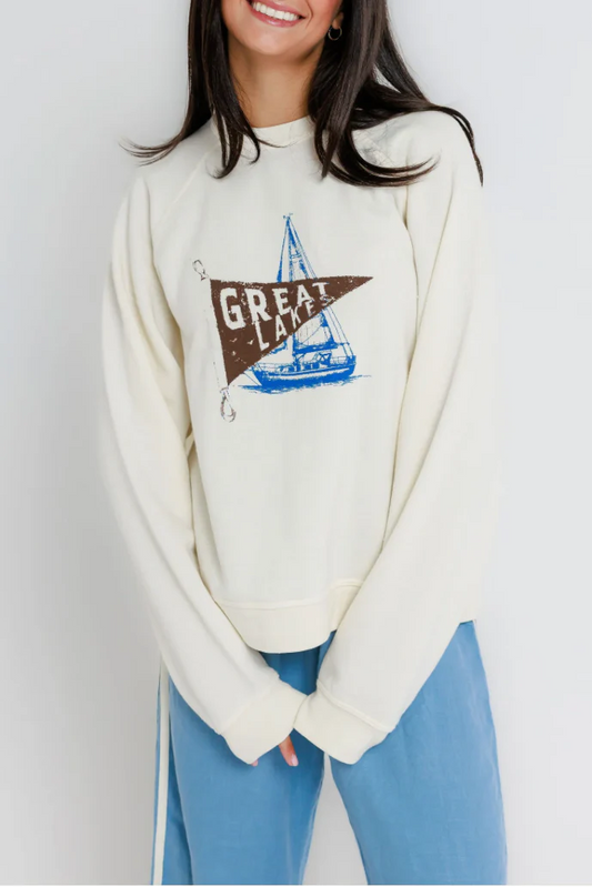 Great Lakes Raglan Crew