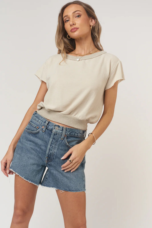 Zaya Textured Crew Neck