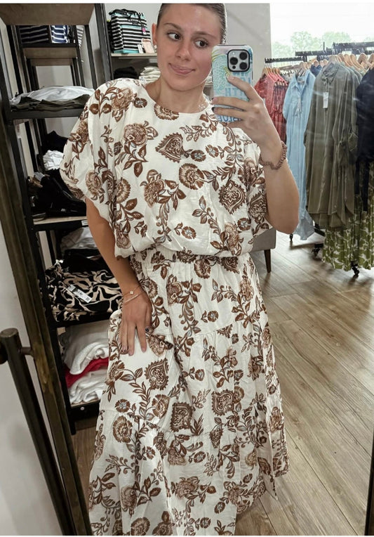Floral Bubble Top