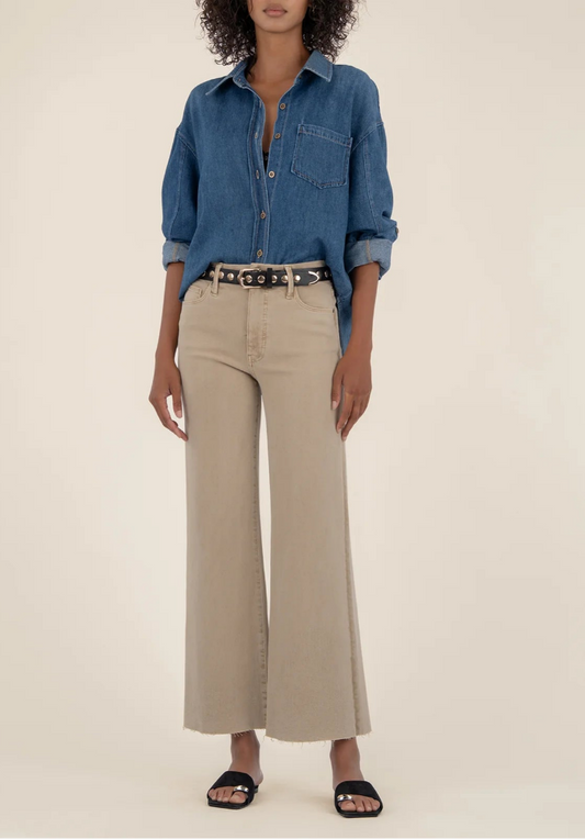 Meg High Rise in Biscuit