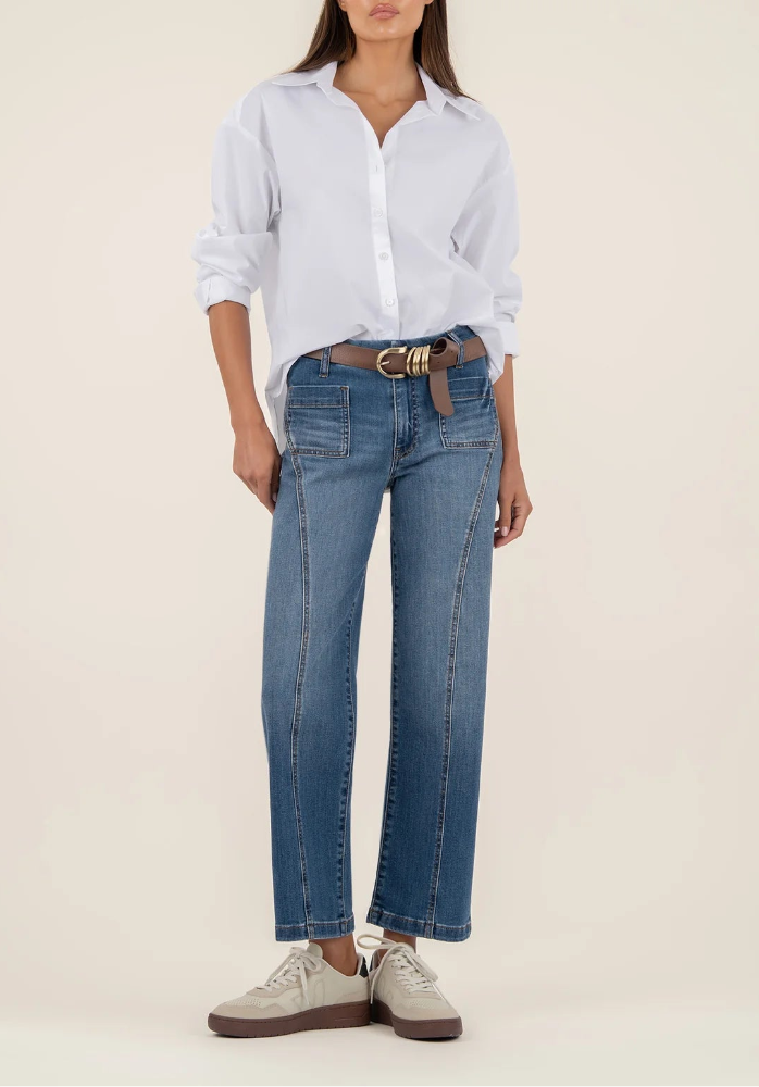 Charlotte Front Seam Patch Pocket