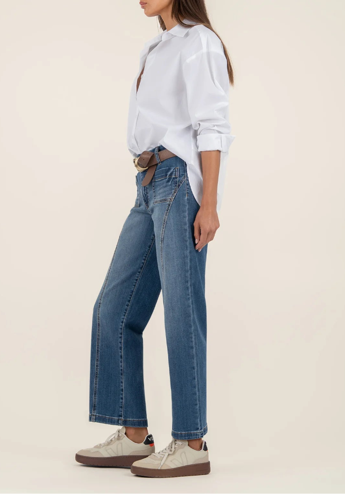 Charlotte Front Seam Patch Pocket