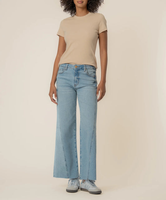 Kut from the Kloth Meg High Rise Wide Leg Side PA