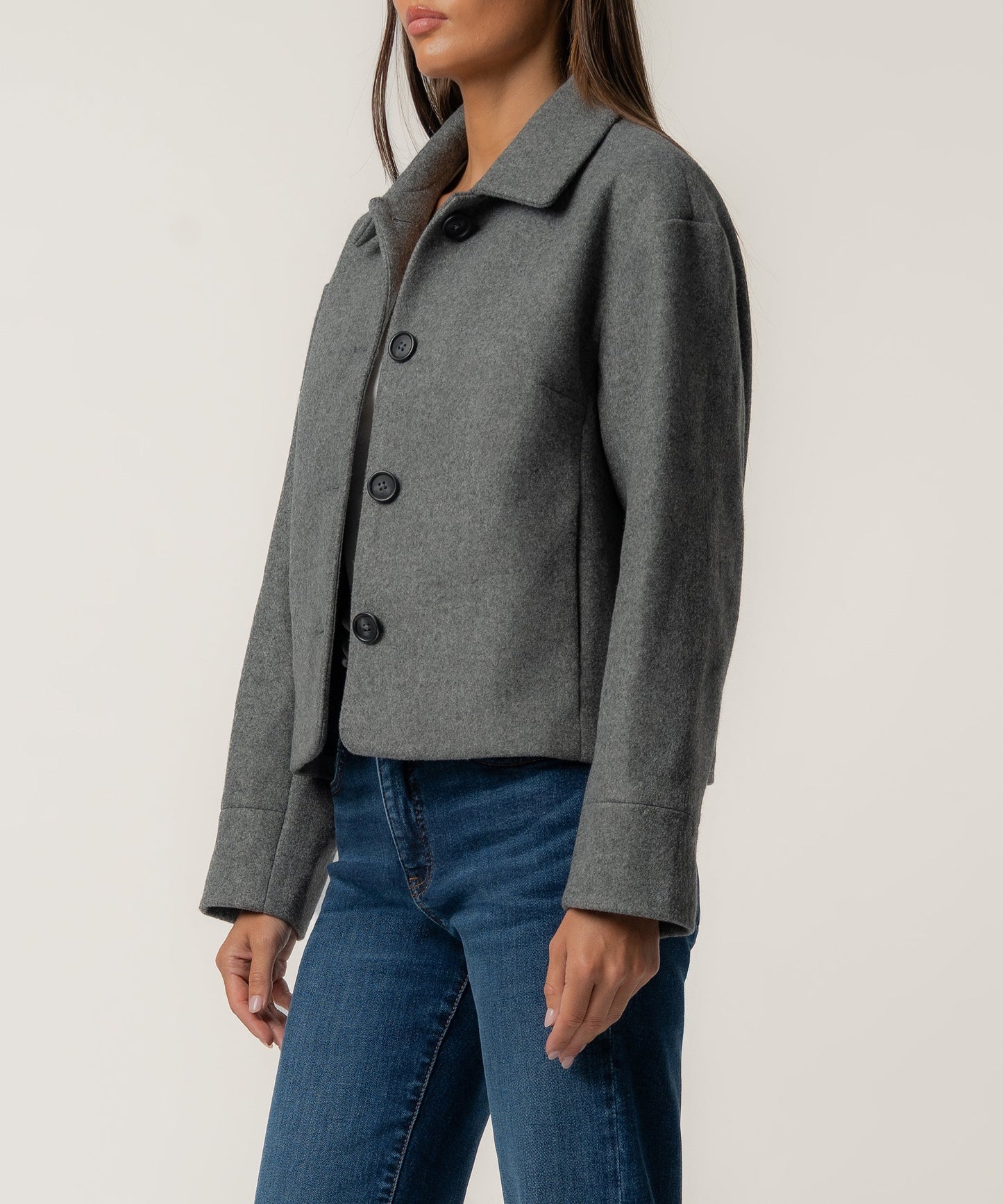 Kut from the Kloth Ever-Long Sleeve Jacket (Charcoal)