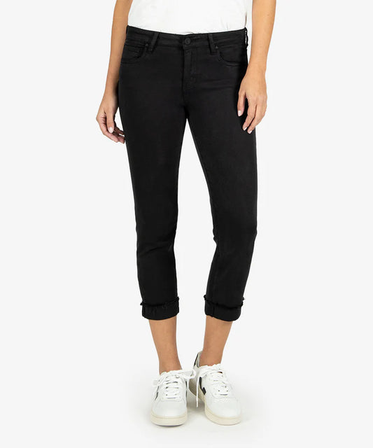KUT Amy Crop Straight Leg (Black)
