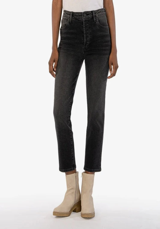 KUT Rosa High Rise Vintage Crop Straight Leg