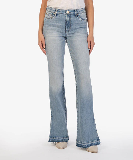 KUT Ana High Rise Flare(Designer wash)
