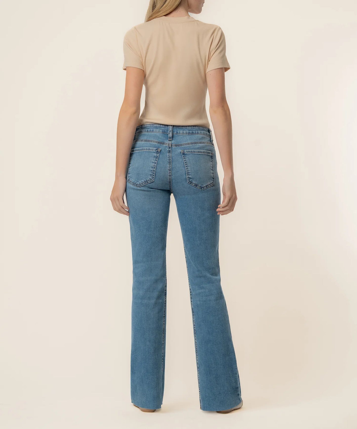 KUT Kelly High Rise Fab Ab Kick Flare