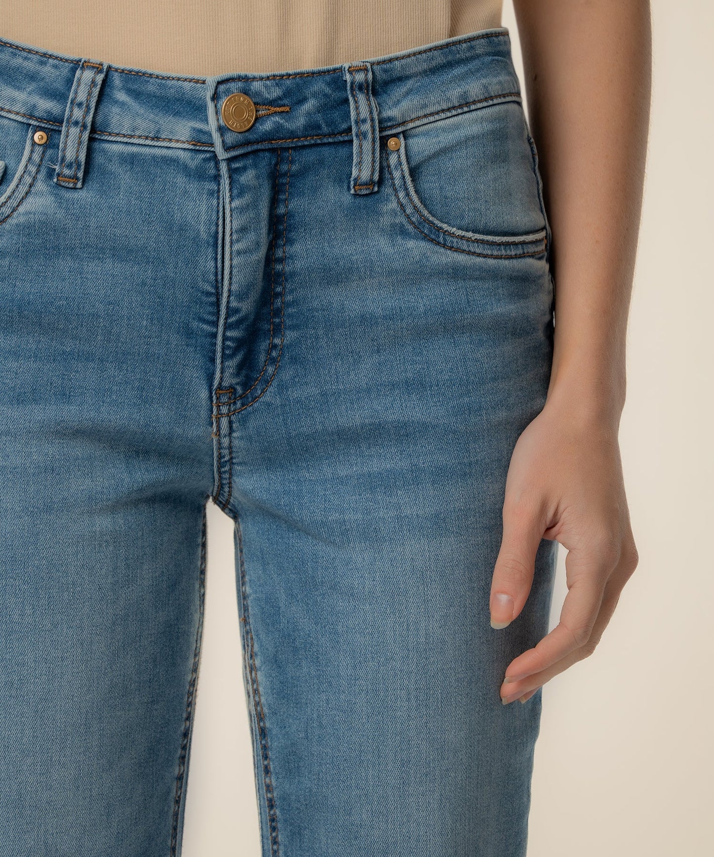 KUT Kelly High Rise Fab Ab Kick Flare