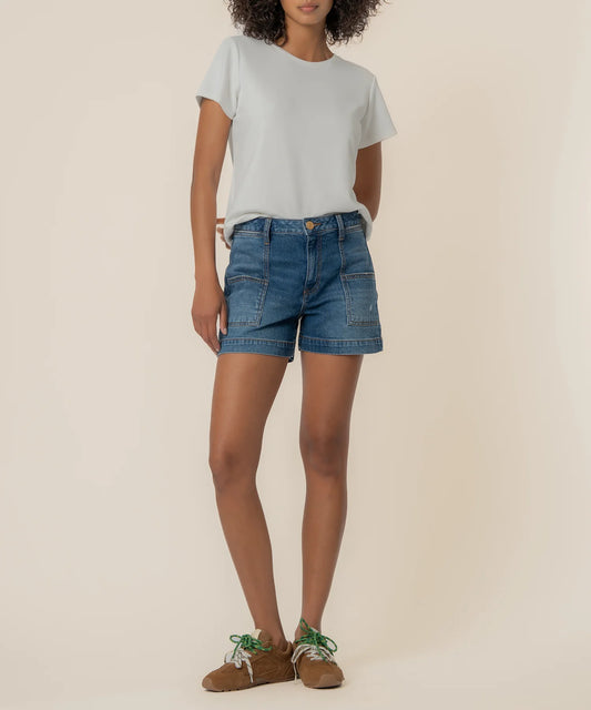 Kut from the Kloth Jane High Rise Short w/ Pork Chop