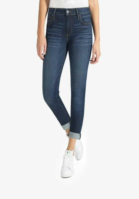 KUT Catherine Mid Rise Boyfriend (Abelia Wash)