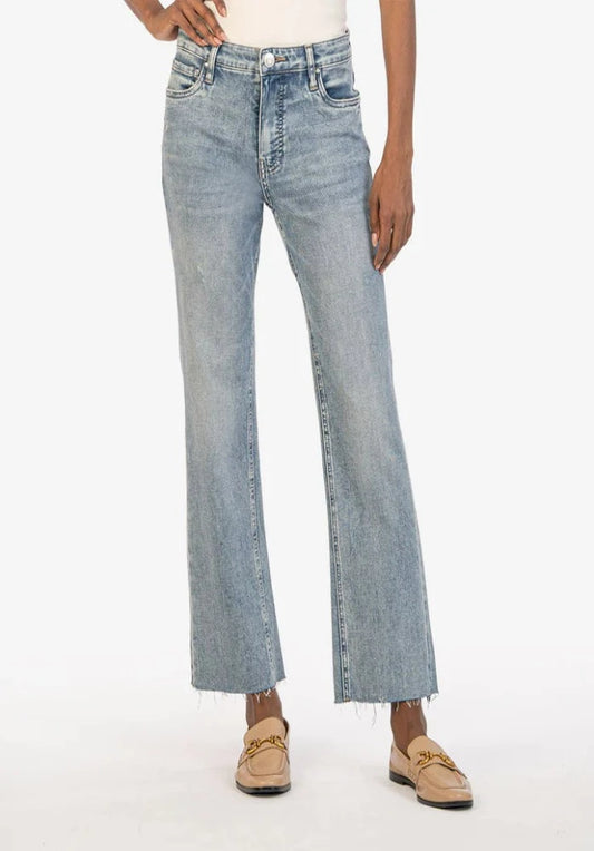 Kelsey High Rise Fab Ab Ankle Flare