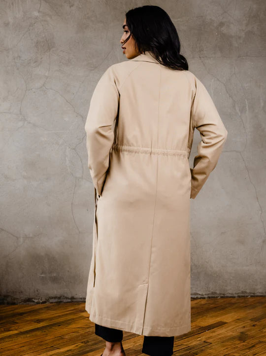 Able Kimberly Brown Trench Coat