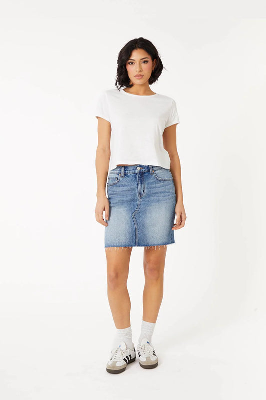 Level 99 Miley Denim Skirt