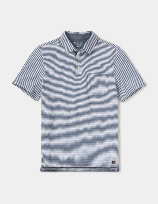 The Normal Brand VIntage Slub Pocket Polo