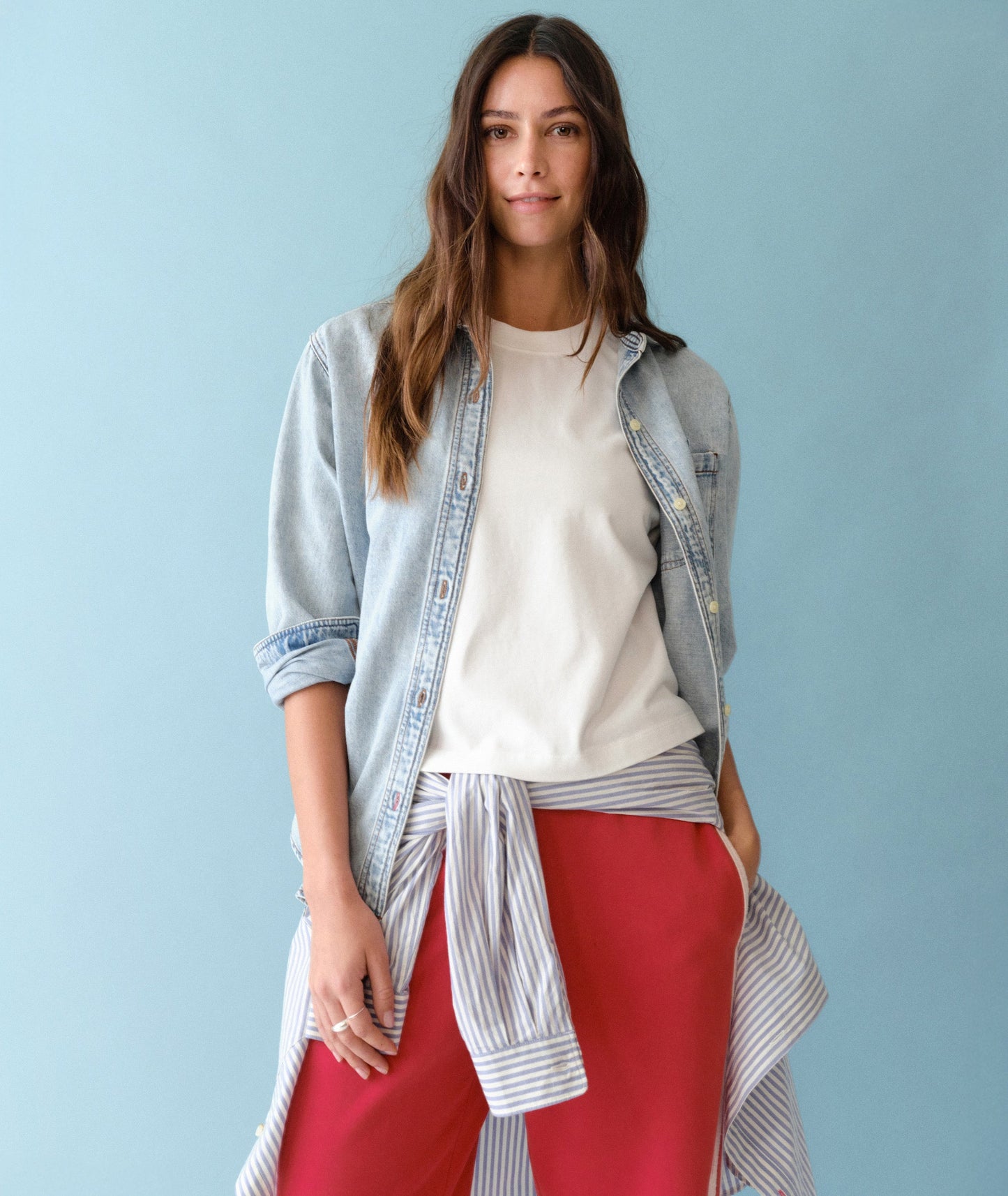 Marine Layer Jane Denim Shirt