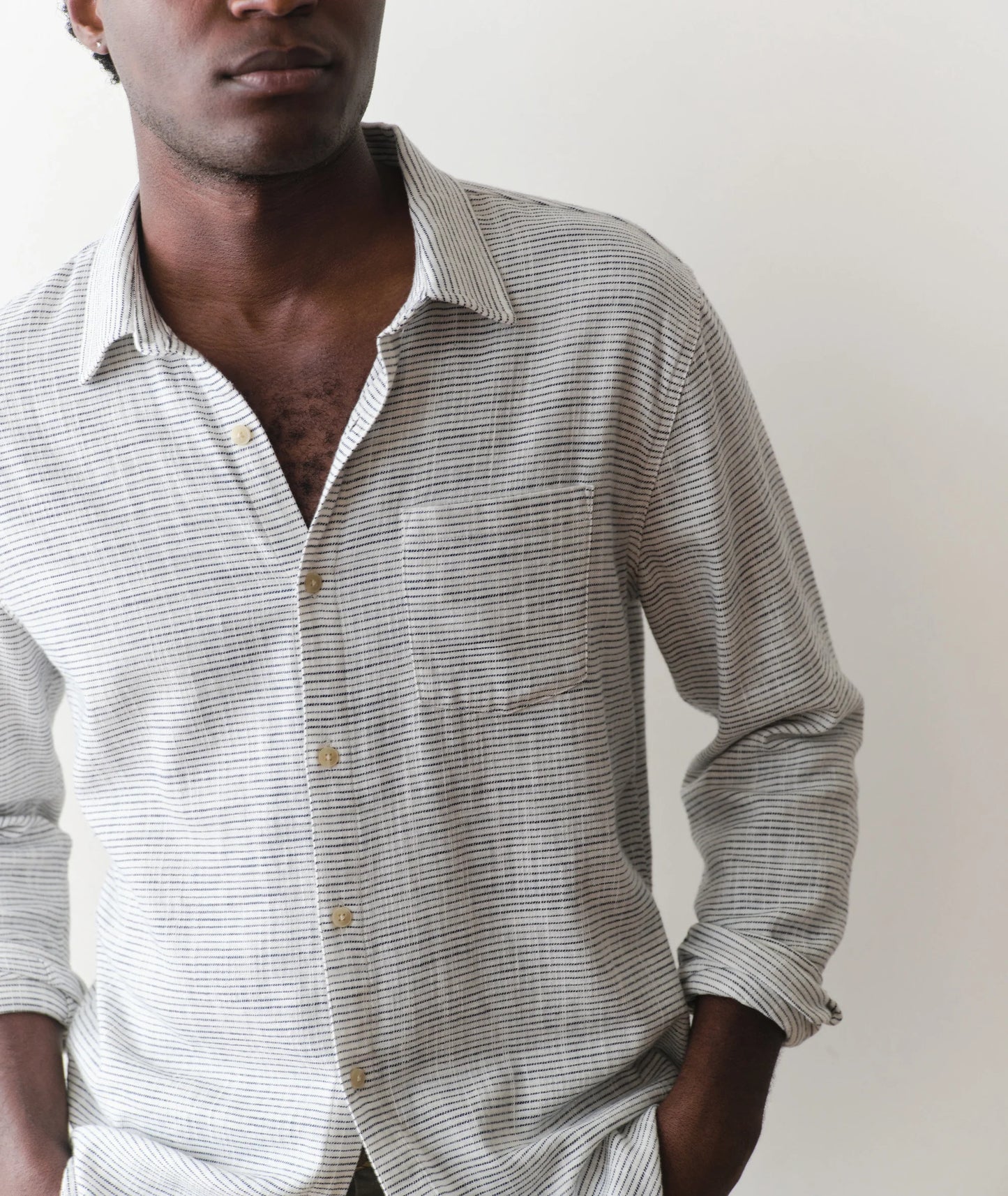 Marine Layer LS Classic Stretch Selvage Shirt